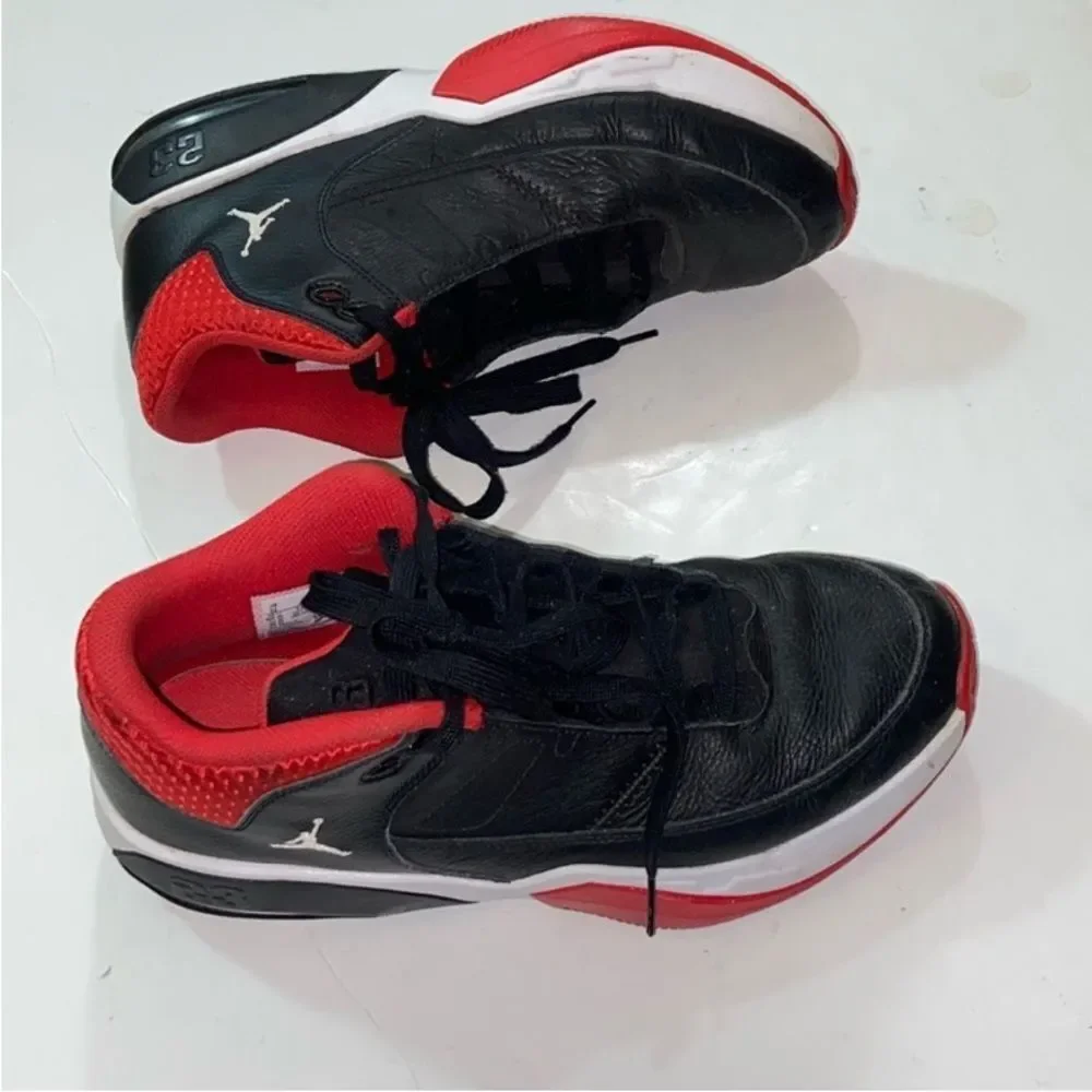Air Jordan Black and Red Sneakers Size 12 US
